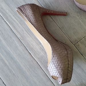 Christian Louboutin python altadama 100 shoes 40.5 eur 9.5